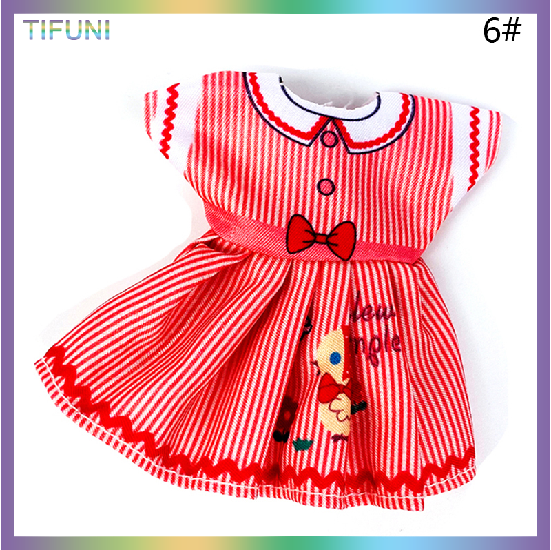 TIFUNI 1 12 Doll Clothes Outfit Dollhouse Doll Skirt Suit 6 Inch Doll
