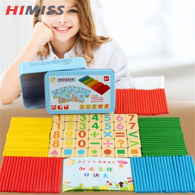 HIMISS Graduation Gift Counting Sticks Calculation Math Educational Toy