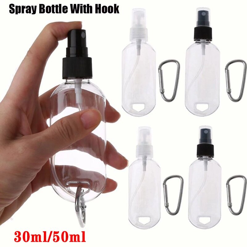 Chai xịt rỗng tiện dụng 30/50ml với móc, keychain