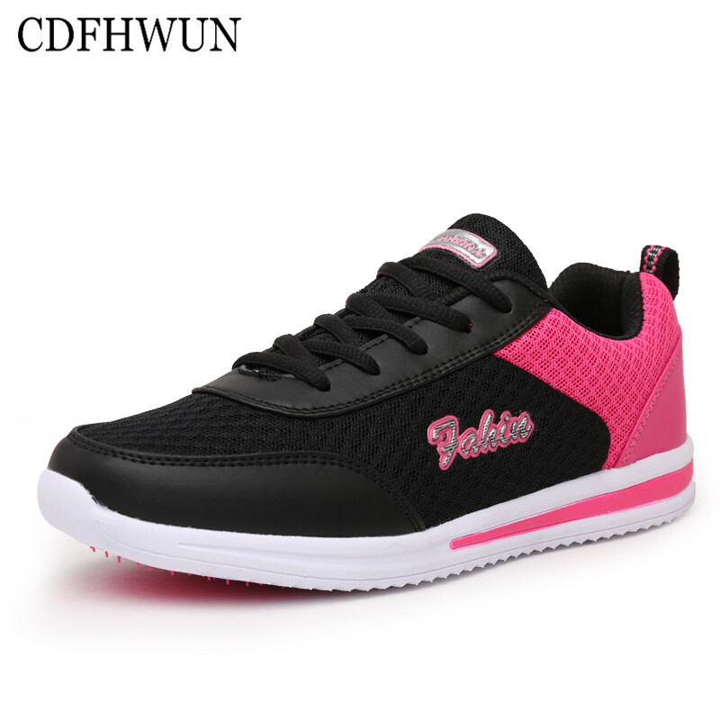 CDFHWUN Sneakers for Women On Sale Fashion Breathable Walking Mesh Shoes Flat Shoes Casual Sport Running Women Shoes ราคา 555 บาท*ส่งฟรี