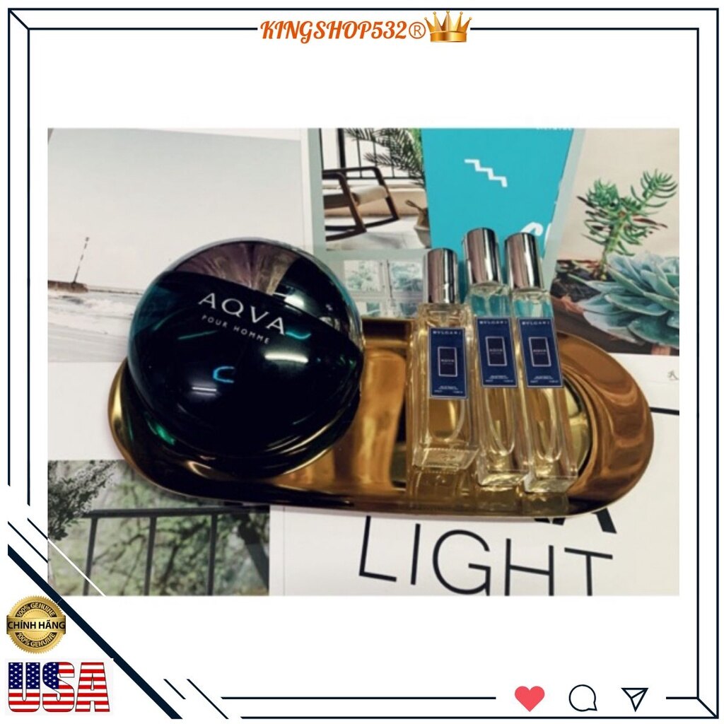 ❁ ❁ nước hoa bvlgari avqa pour homme ♚♚