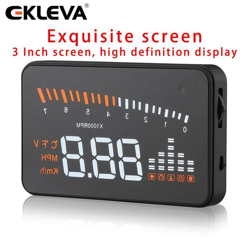 Màn Hình Hiển Thị Đầu Xe Ô Tô EKLEVA X5 OBD2 EUOBD Đồng Hồ Tốc Độ Máy Chiếu Kỹ Thuật Số Cho Xe Hơi Hệ Thống Máy Chiếu Kính Chắn Gió Thông Dụng Cho Xe Hơi