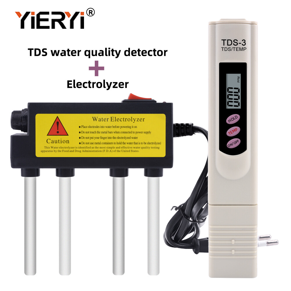 Yieryi Máy Đo TDS Kỹ Thuật Số LCD Mới, Lọc Pen Nước Tinh Khiết Thử + Meter Tester Bộ Lọc, Điện
