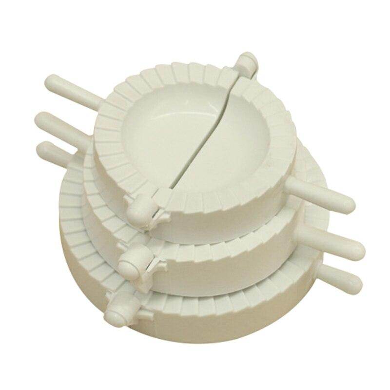 Bộ 3 Cái 7Cm 8Cm 10Cm Thiết Bị Làm Bánh Bao Dụng Cụ Nhà Bếp Mới, Thiết Bị Làm Bánh Bao Jiaozi Khuôn Bánh Bao Tự Làm Dễ Dàng