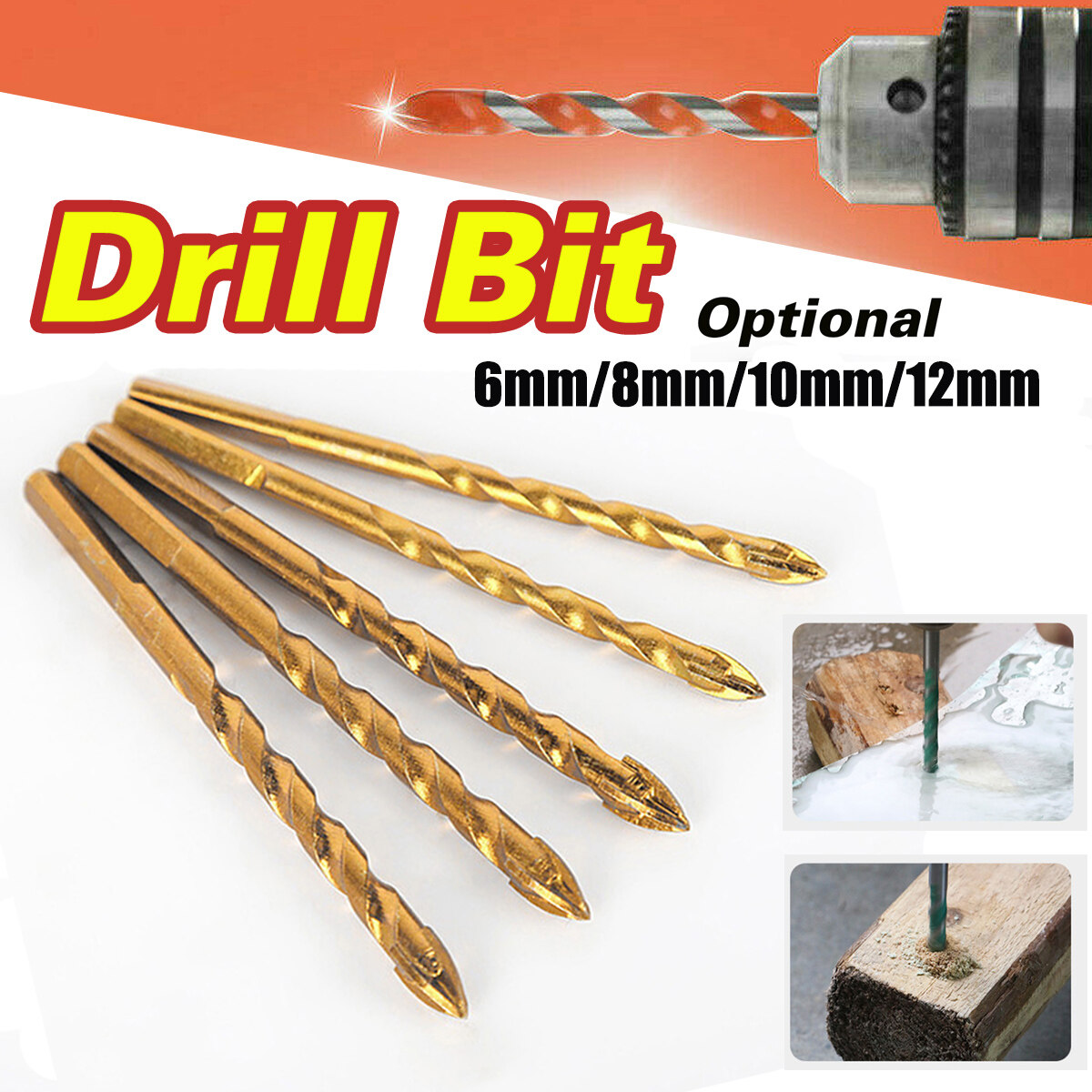 Triangular-Overlord multifunctional Drill bits 2019 New original y8h4 o2e7