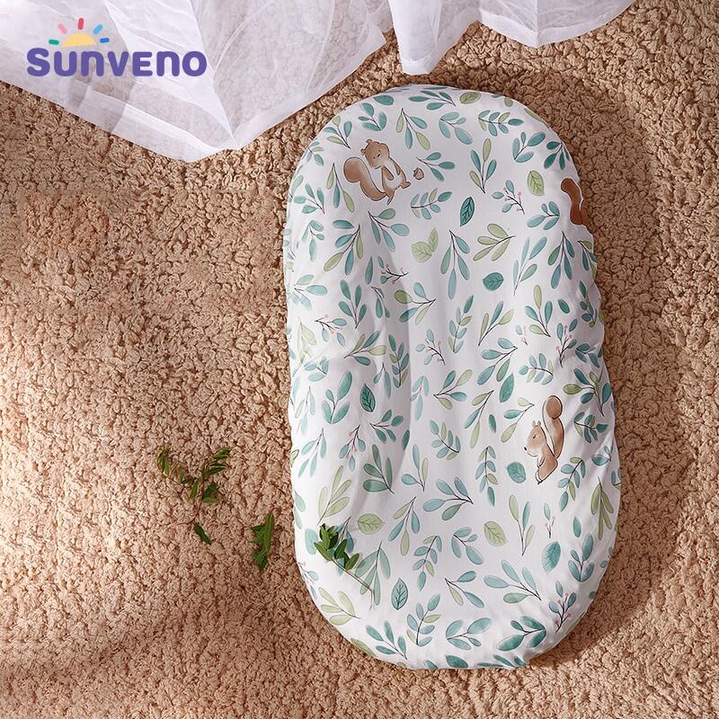 SUNVENO Baby Fitted Sheet Newborn Cotton Soft Crib Bed Breathable Sheet Protector Cot Pad Cover 87*49 97*95 ราคา 339 บาท*ส่งฟรี