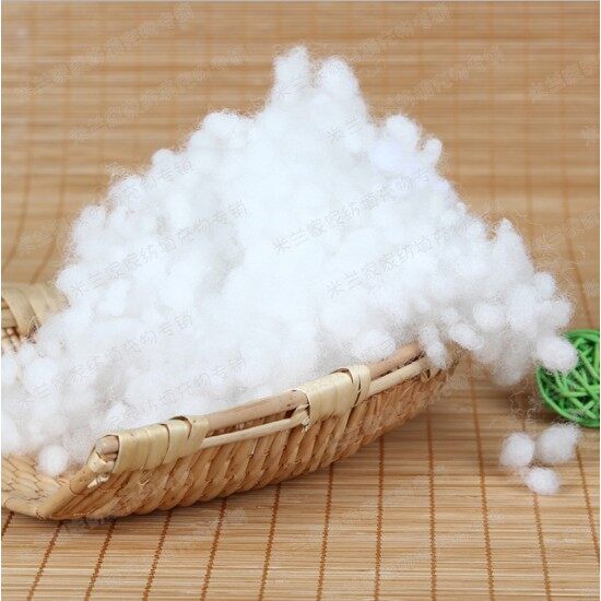Bịch 200g bông gòn bi mềm nhồi gối em bé/thú bông