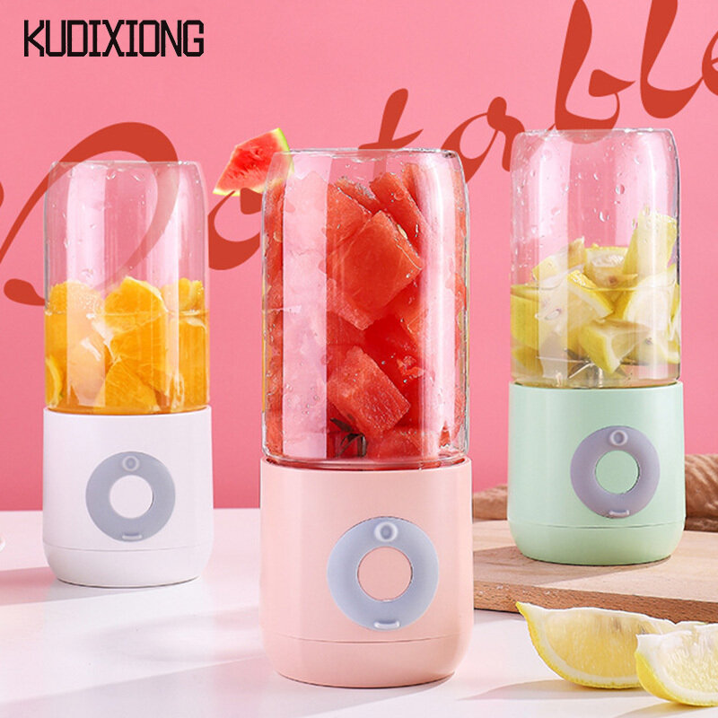 Kudixiong máy ép trái cây mini cốc trong máy ép trái cây máy ép trái cây sạc usb ly nhỏ gọn tiện dụng không dây nước ép cho gia đình