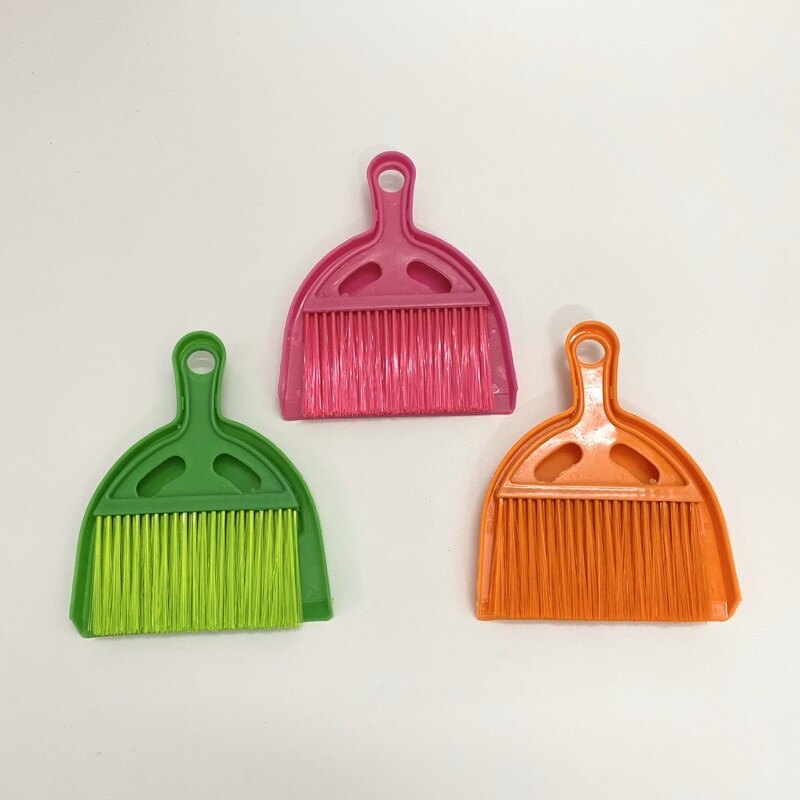 Bộ ki và chổi nhựa hốt rác mini