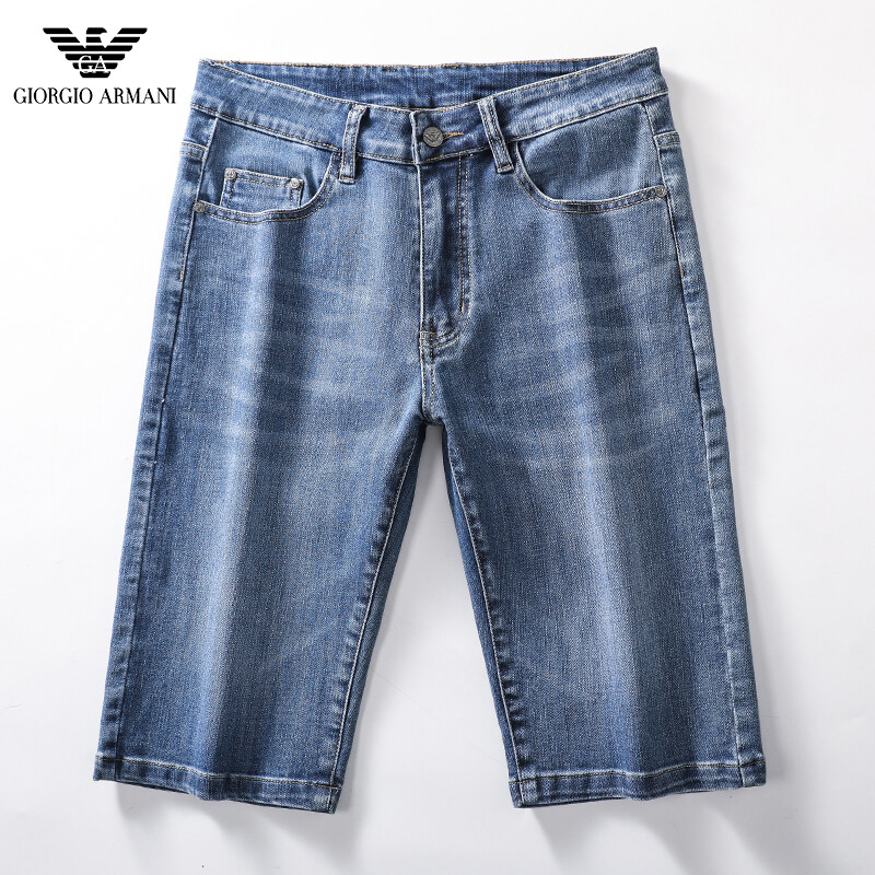 Quần short no.1armani chính hãng, quần đùi denim thường ngày quần sooc denim nam mùa hè