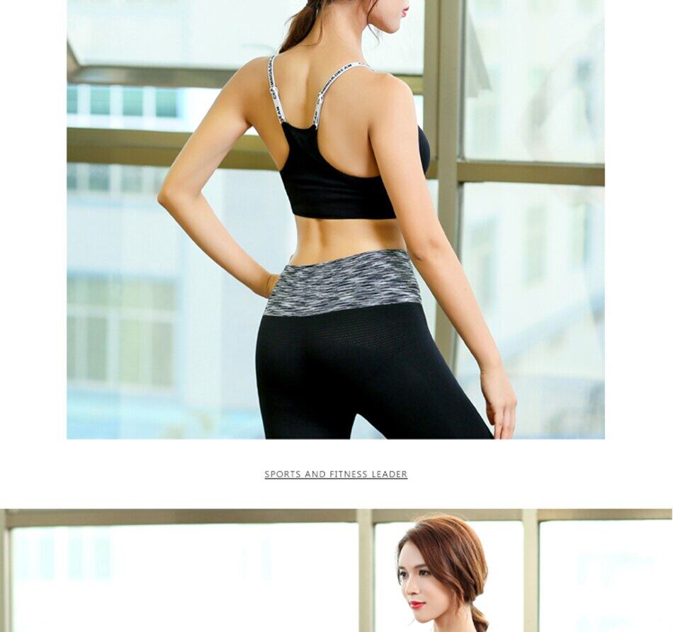 SUPERFLOWER Sports Bra Yoga Fiess Sports Quick Drying Running Gym Training Shockproof Underwear_voghion.com