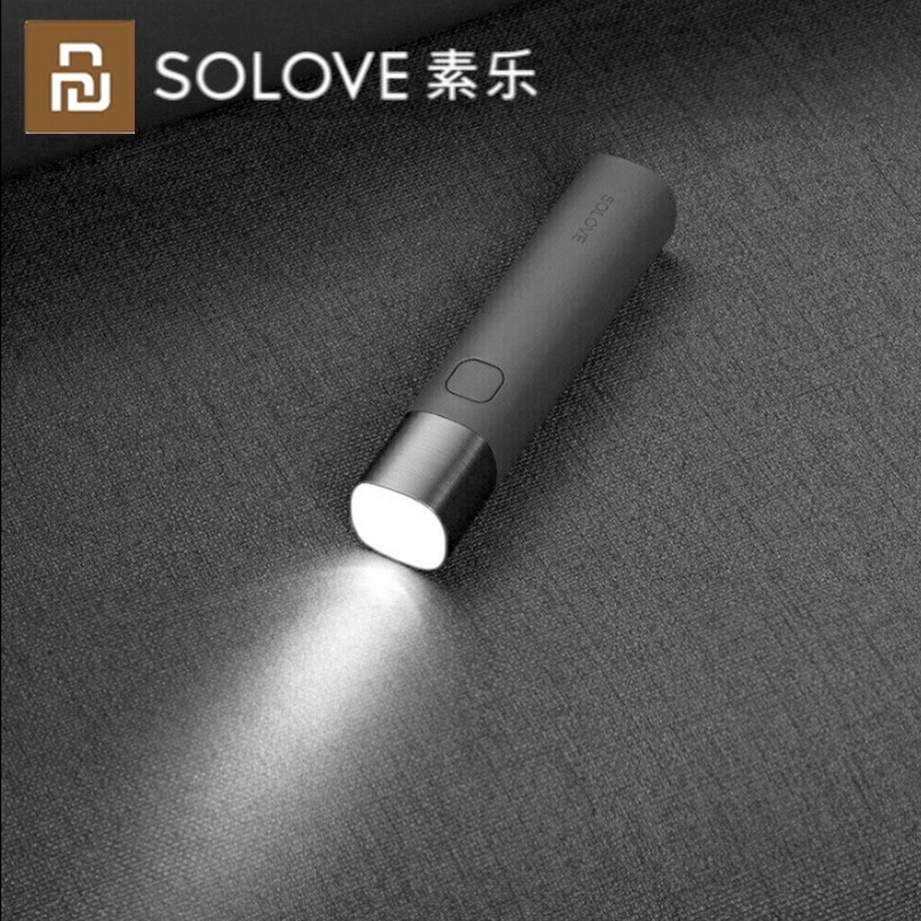 【Small Tools】 ✸❏✁Xiaomi Solove Đèn Pin X3S loại USB Có Thể Sạc Lại Độ Sáng đèn pin dùng điện EDC 3000MAh sạc dự phòng Mini LED