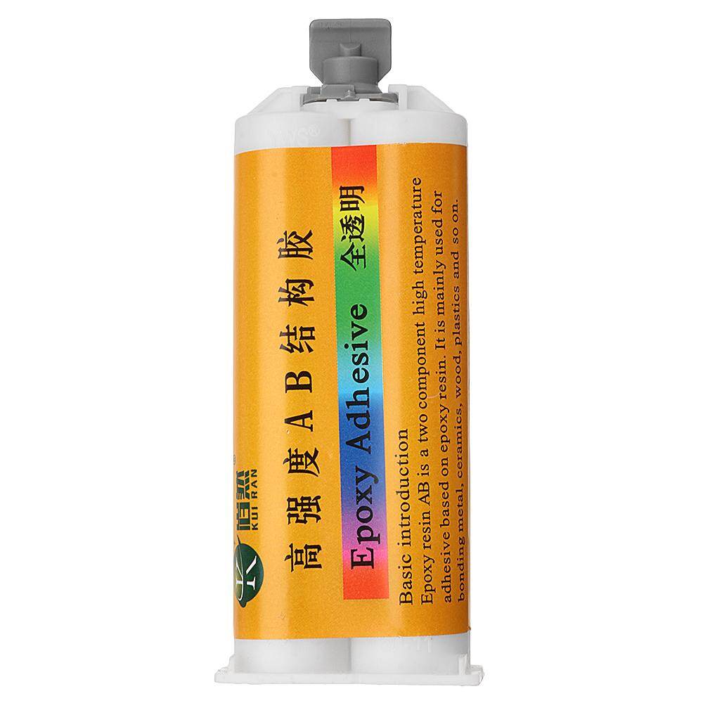 Keo dán nhựa epoxy ab trong suốt 50ml keo dán thủy tinh có thể đánh bóng gỗ gốm nhanh khô độ bền cao