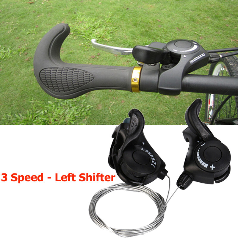 Dibiao 1 Pair TX30 Thumb Gear Shifter,Outdoor Mountain Bicycle TX30