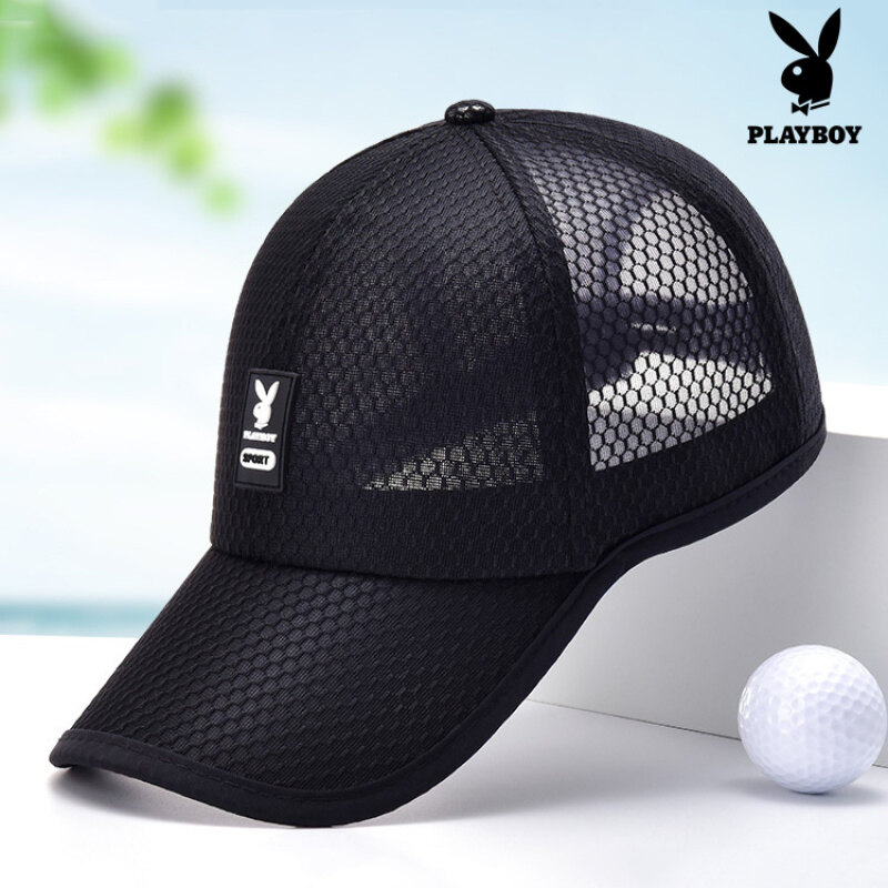 PLAYBOY Hat Men's Caps Sports Outdoor Shade Men Korean Version of The Wild Casual Sunscreen Baseball Cap - ยี่ห้อ Playboy ราคา 149 บาท*ส่งฟรี