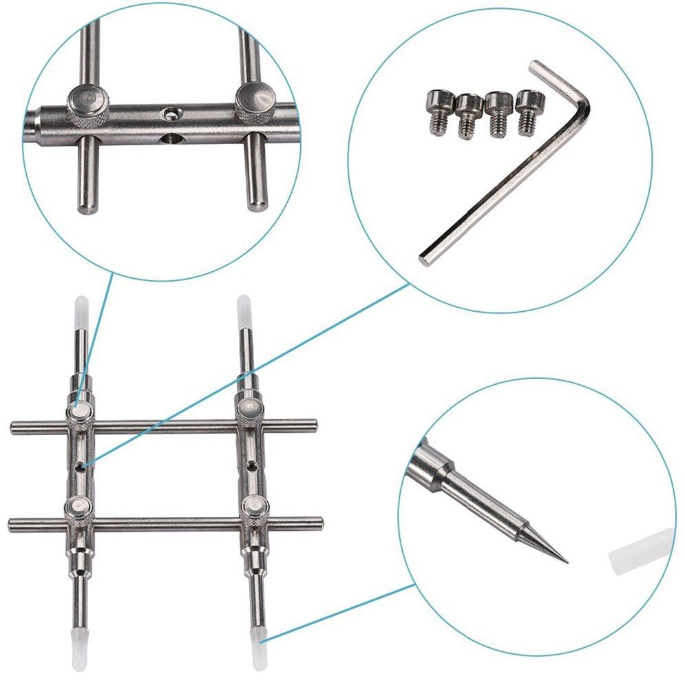 GOFT Công Cụ Sửa Chữa Ống Kính Máy Ảnh Bằng Thép Không Gỉ Bộ Công Cụ Mở Cờ Lê Tháo Rời Phạm Vi Ống Kính Từ 25Mm Đến 130Mm