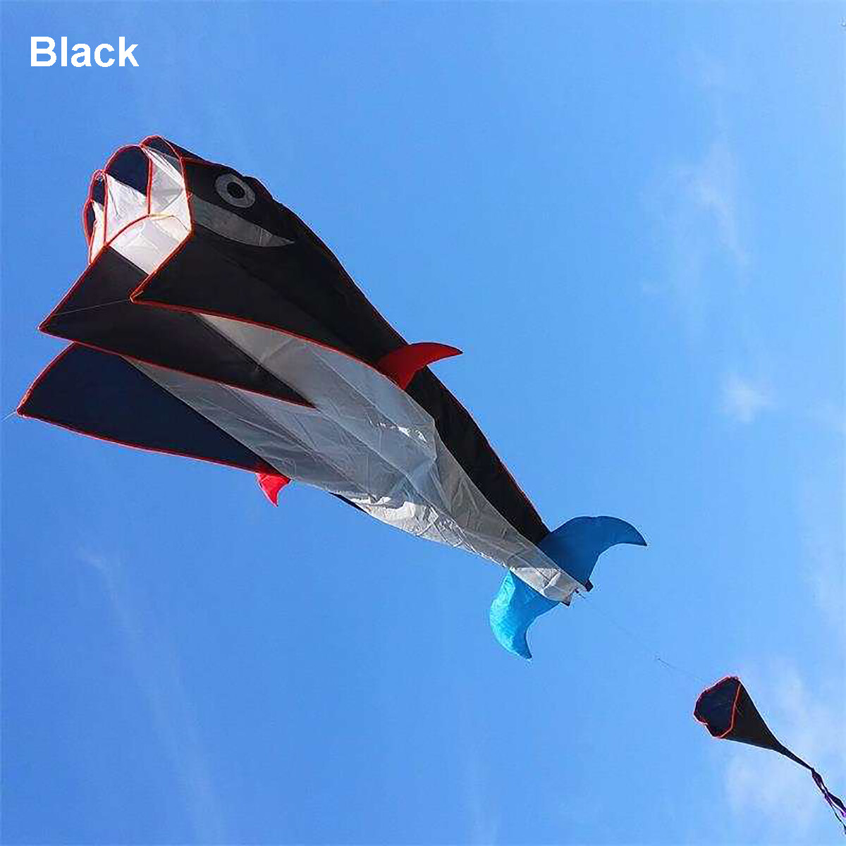 3D Kite Frameless Parafoil ยักษ์ปลาวาฬ Breeze Kite (2.1M)