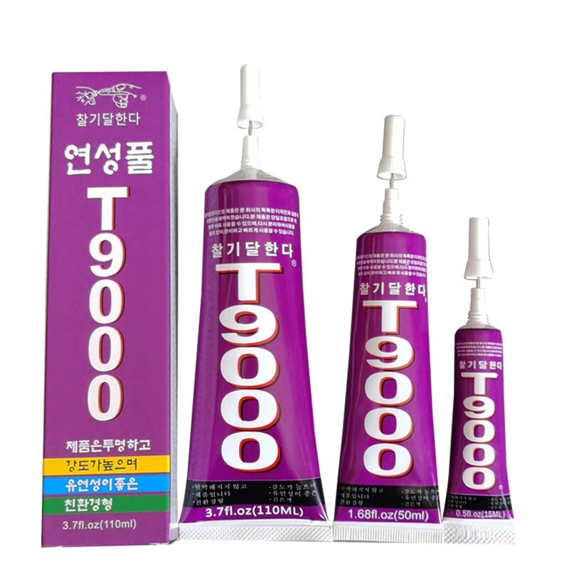 ♔keo acrylic t9000 15ml cho kính điện thoại di động keo dán siêu dính keo dán sửa chữa màn hình cảm ứng mạnh
