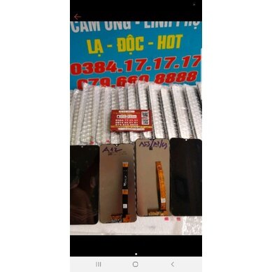 Màn hình OPPO A5S / A7 / A12 /realme 3 2018 / realme 3i zin new Full bộ dùng chung màu đen,cáp vàng