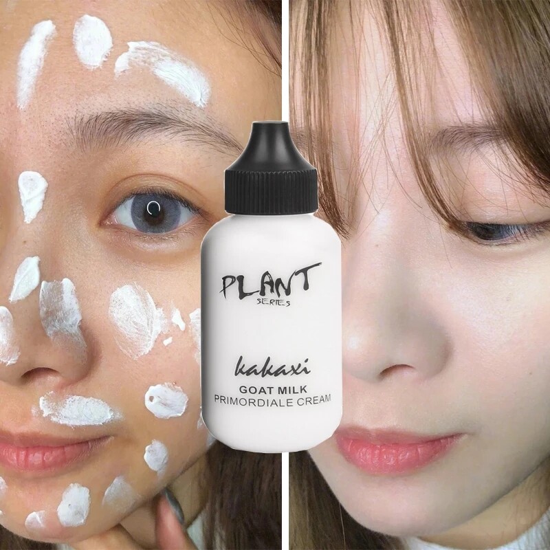 【Phong Cách Tự Nhiên】kakaxi Kem Nền Làm Sống Lại Sữa Dê Kem Nền Dưỡng Ẩm Làm Trắng Trang Điểm Chuyên Nghiệp Che Phủ Toàn Bộ Cơ Sở Trang Điểm