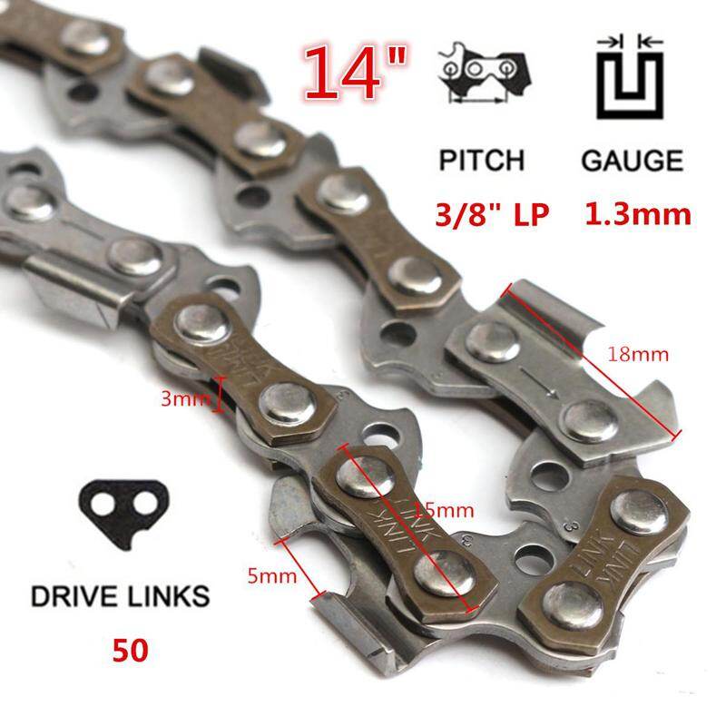 SRONTT Liên Kết Ổ Đĩa 14 ''-20'' 50-76, Máy Cưa Xích Thay Thế Lưỡi Cưa 0.325 3/8