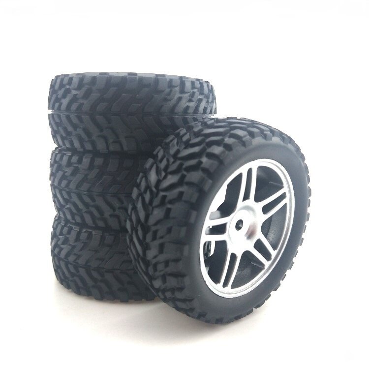 4 chiếc vành bánh xe địa hình và lốp xe đạp leo núi cao su 75mm hex cho mn99s hsp hpi wltoys 144001 mn90 xe điều khiển từ xa