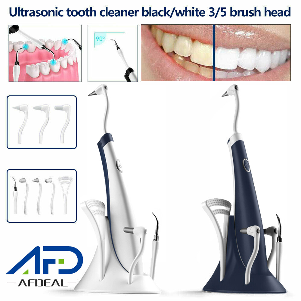 Máy cạo vôi răng điện 5 trong 1 Làm sạch răng Tần số cao Cao răng Vết ố Cao răng Chất tẩy rửa Nha khoa Bộ đánh bóng làm trắng răng