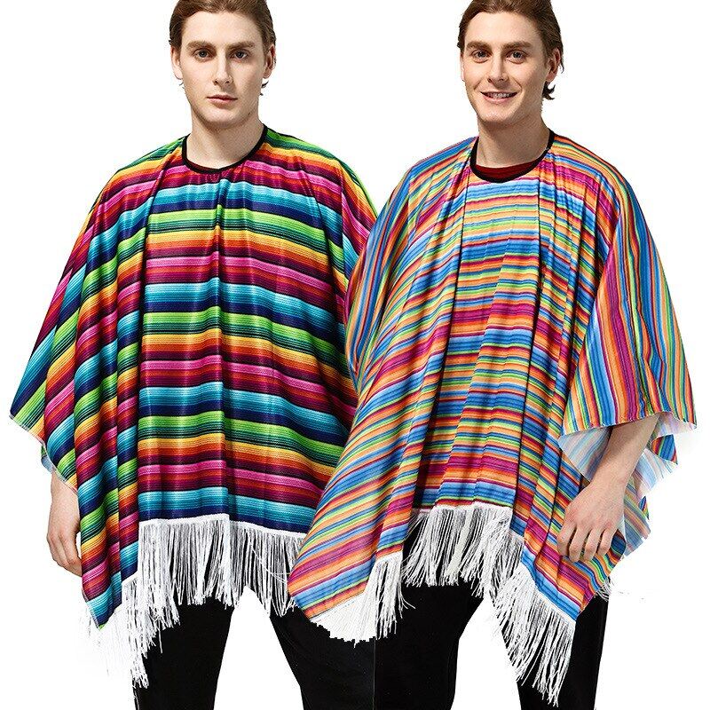 Áo choàng phong cách Mexico quốc gia Mexico Quần áo Cosplay Tiệc Tùng lễ hội Mexico