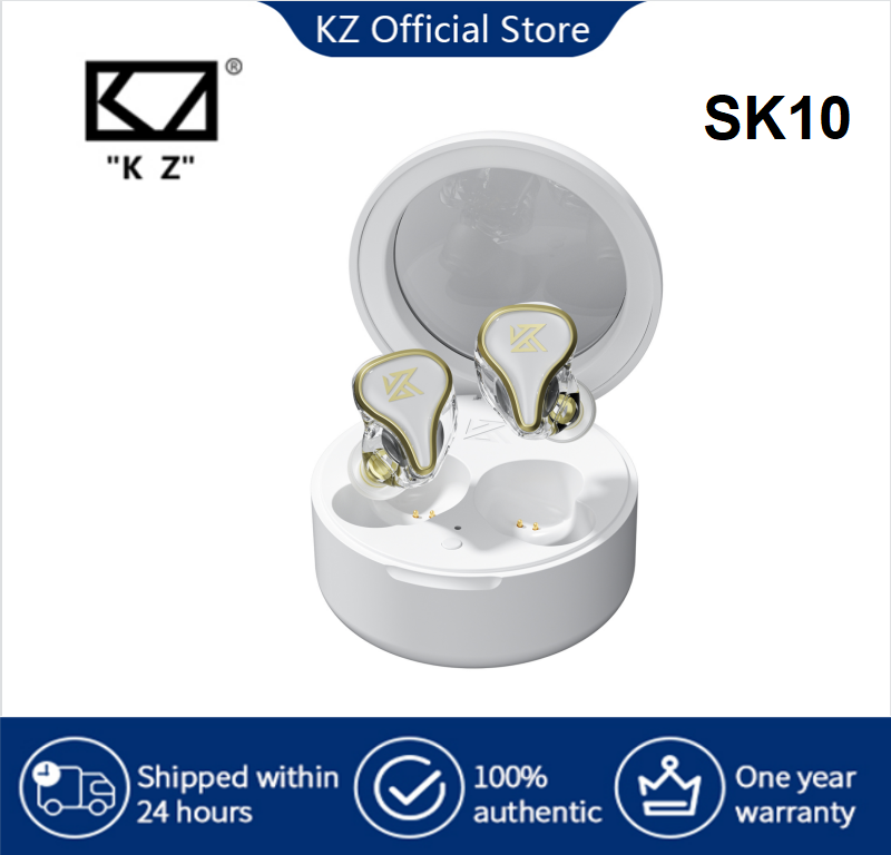 Tai Nghe Không Dây KZ SK10 1DD + 1BA Tai Nghe Bluetooth, Giảm Tiếng Ồn Vật Lý Truyền Dẫn AAC 5.2