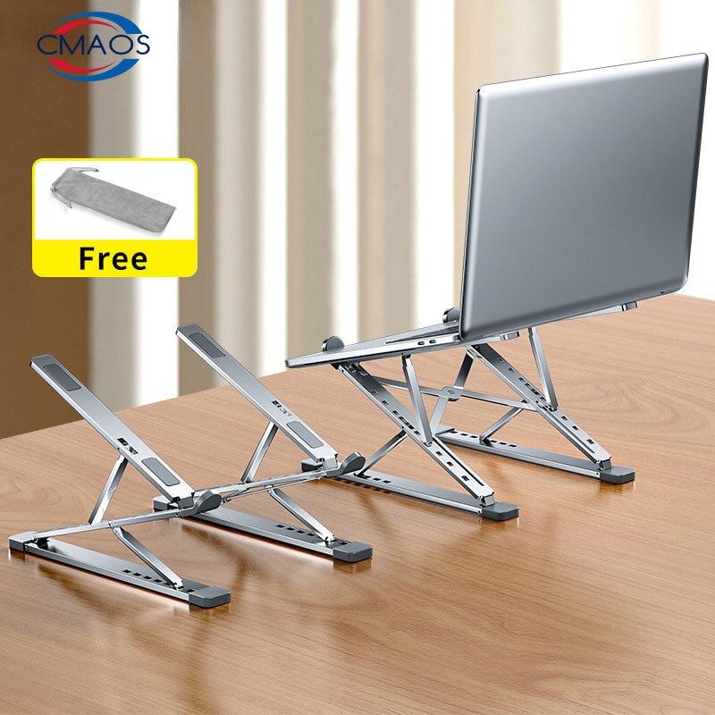 CMASO NEW N8 Adjustable Laptop Stand Aluminum For Macbook Tablet Notebook Stand Table Cooling Pad Foldable Laptop Holder A