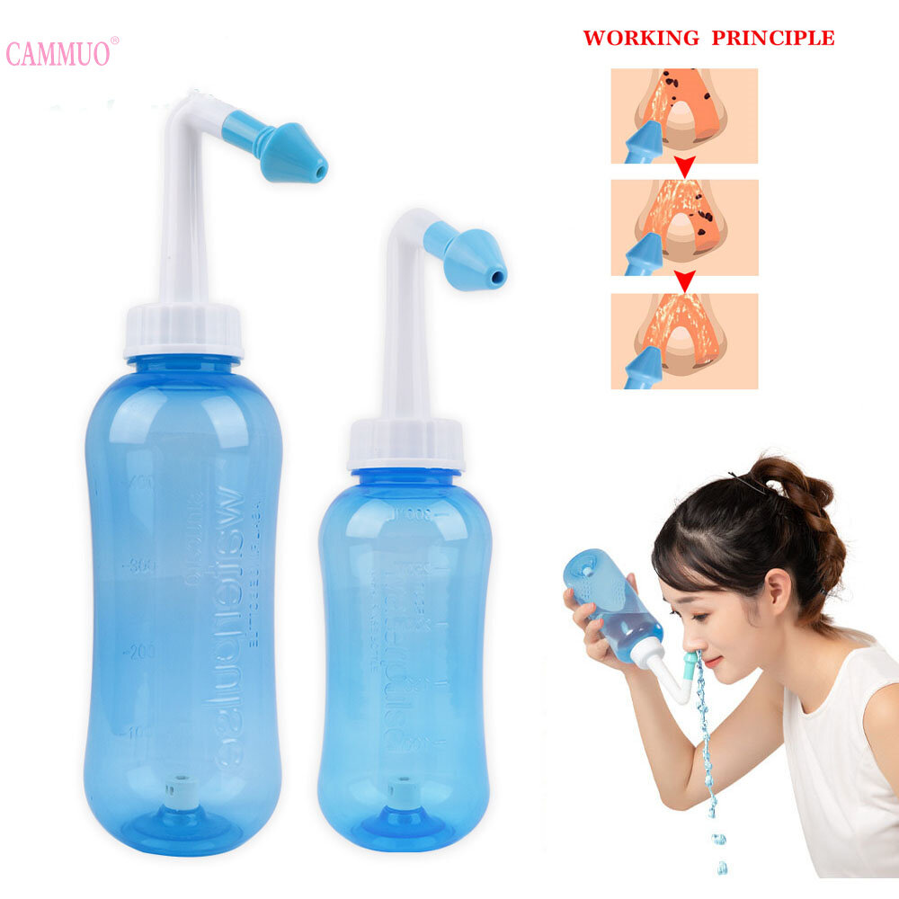 Cammuo Nose Wash Bottle Nasal Sinus Cleaner Neti Pot Prevent Rhinitis