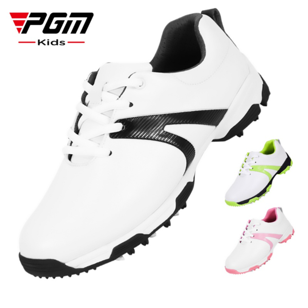 PGM Kids XZ154 Wholesale Sport Golf Shoe Spike Less Waterproof Child Golf