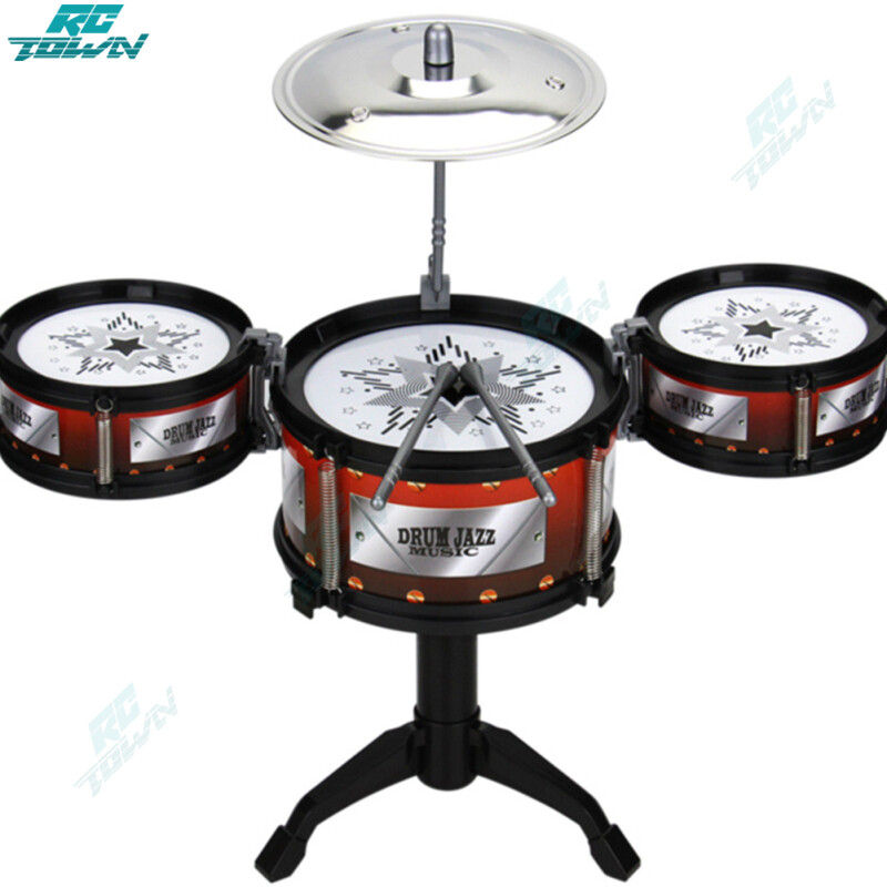 RCTOWN Đồ Chơi Trống Jazz Cho Trẻ Em Bộ Trống Mô Phỏng Giáo Dục Sớm Nhạc Cụ Quà Tặng Giáng Sinh