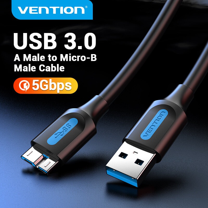 Vention cáp sạc USB 3.0 High Speed 5Gbps A Male to Micro-B Male Cable For Samsung Sony Lenovo Cellph