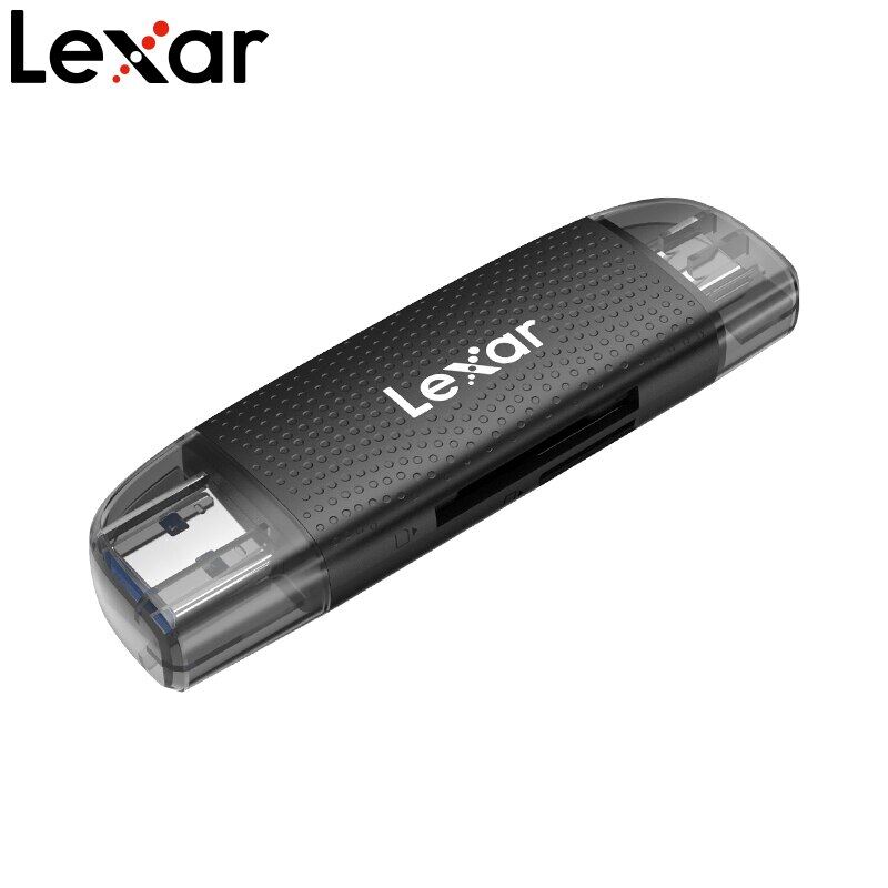 Lexar 2-trong-1 đầu đọc thẻ dual-sử dụng đầu đọc thẻ cho điện thoại di động và máy tính USB 3.2 Type-C Dual Inter TF/Thẻ nhớ SD