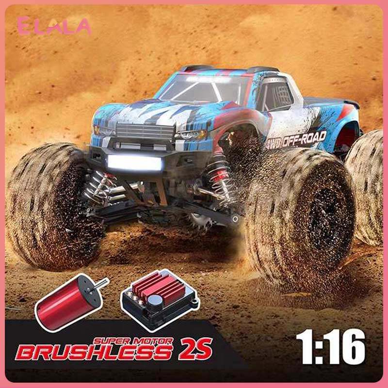 New Monster Truck Brushless RC Car 2.4G 1/16 Remote Control 4WD Electric High Speed 45KM/H Racing Car Off Road Drift Monster Truck for Kids ราคา 4,719 บาท*ส่งฟรี