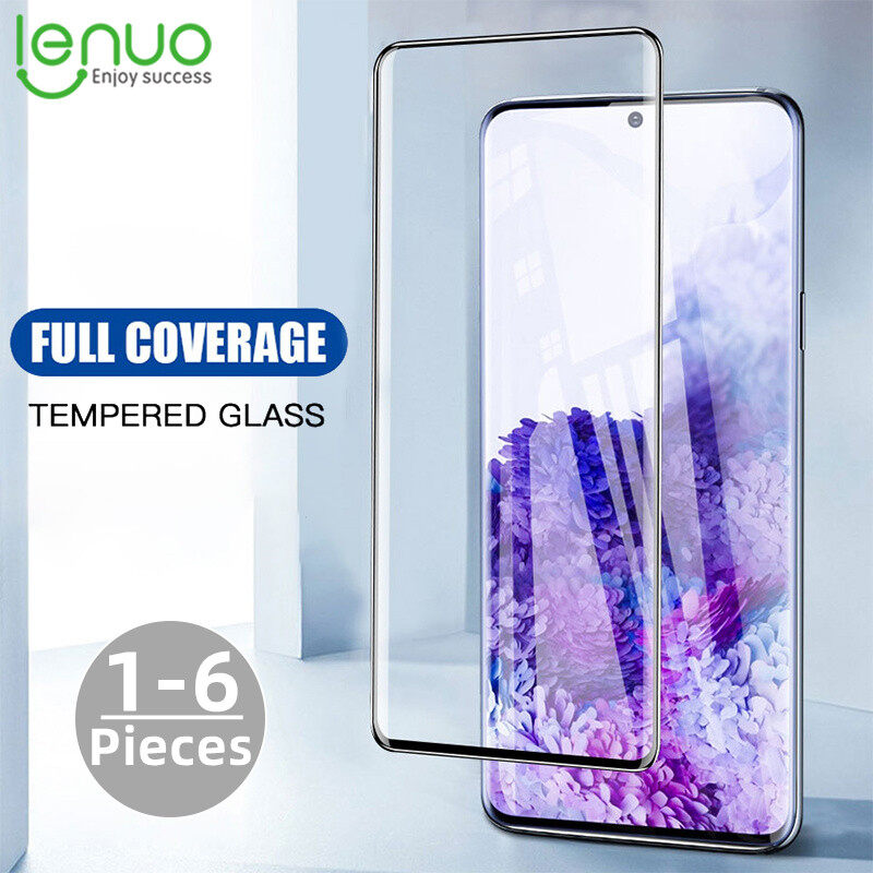  Lenuo 1-6 Miếng Kính Cường Lực 9H Cho Samsung Galaxy S23 + S23 S22 S21 Plus S21 FE S21 S20 FE Miếng Dán Bảo Vệ Màn Hình Bảo Vệ Toàn Bộ Chống Cháy Nổ Miếng Dán Bảo Vệ Toàn Bộ Keo 