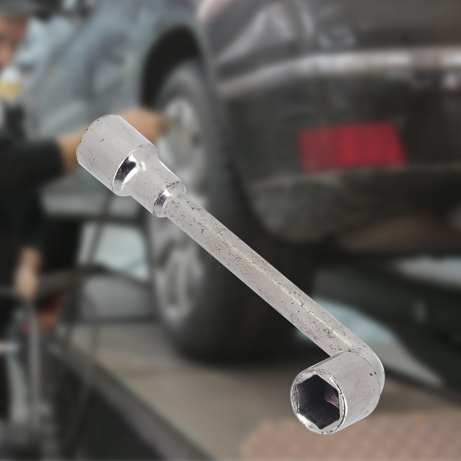 Gucanou Cờ Lê Ổ Cắm Lục Giác 18Mm Cờ Lê Ổ Cắm Cường Độ Cao Có Góc Hai Đầu Loại L Dụng Cụ Sửa Chữa Cho Xe Cộ Cờ Lê Ổ Cắm Lục Giác