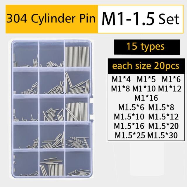 uxcell M5x30mm 304 Stainless Steel Split Spring Roll Dowel Pins 10Pcs 