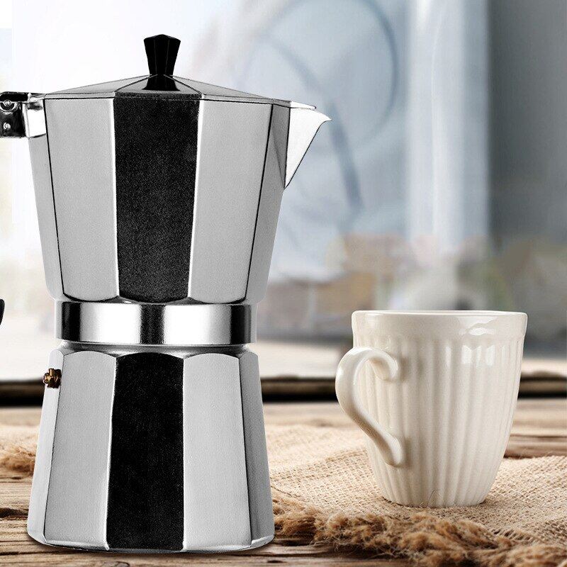 Mocha Máy pha cà phê Espresso Latte Lọc Bếp Máy pha cà phê Máy pha cà phê Expresso cà phê Ý Máy pha cà phê 50/300/450ml nhà hàng