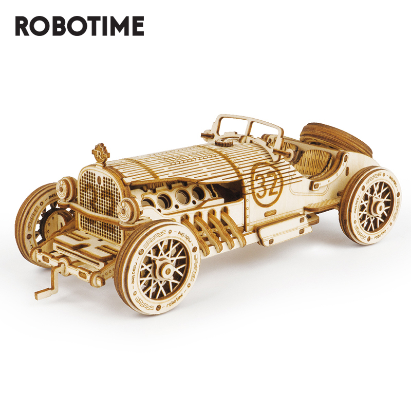 Robotime 3D wooden Puzzle Game Train Model Toys ราคา 577 บาท*ส่งฟรี