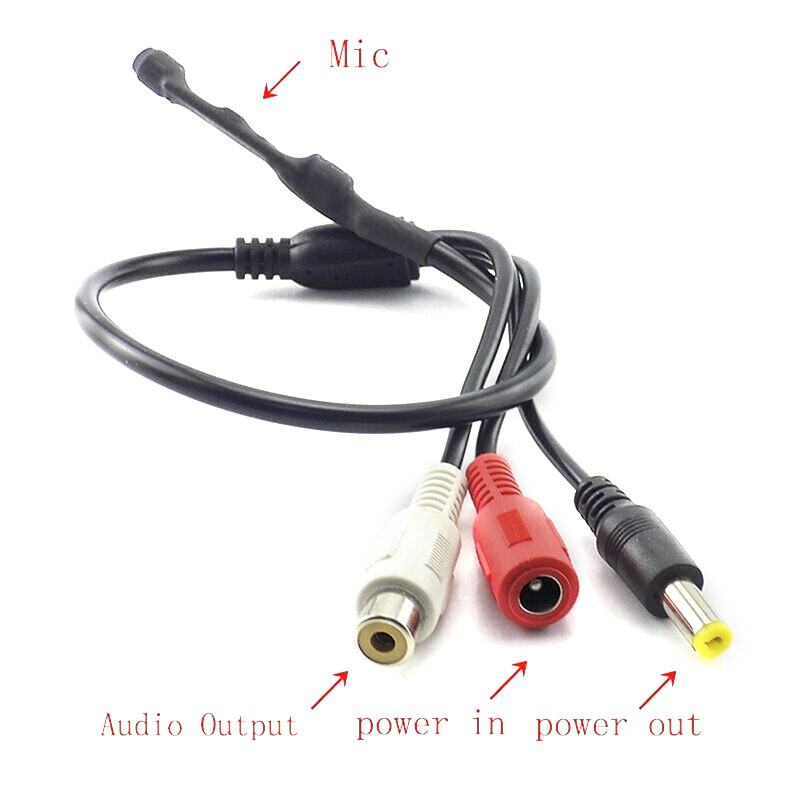 Nien shyli micro cctv âm thanh mini ẩn hệ thống an ninh dvr dc 15v