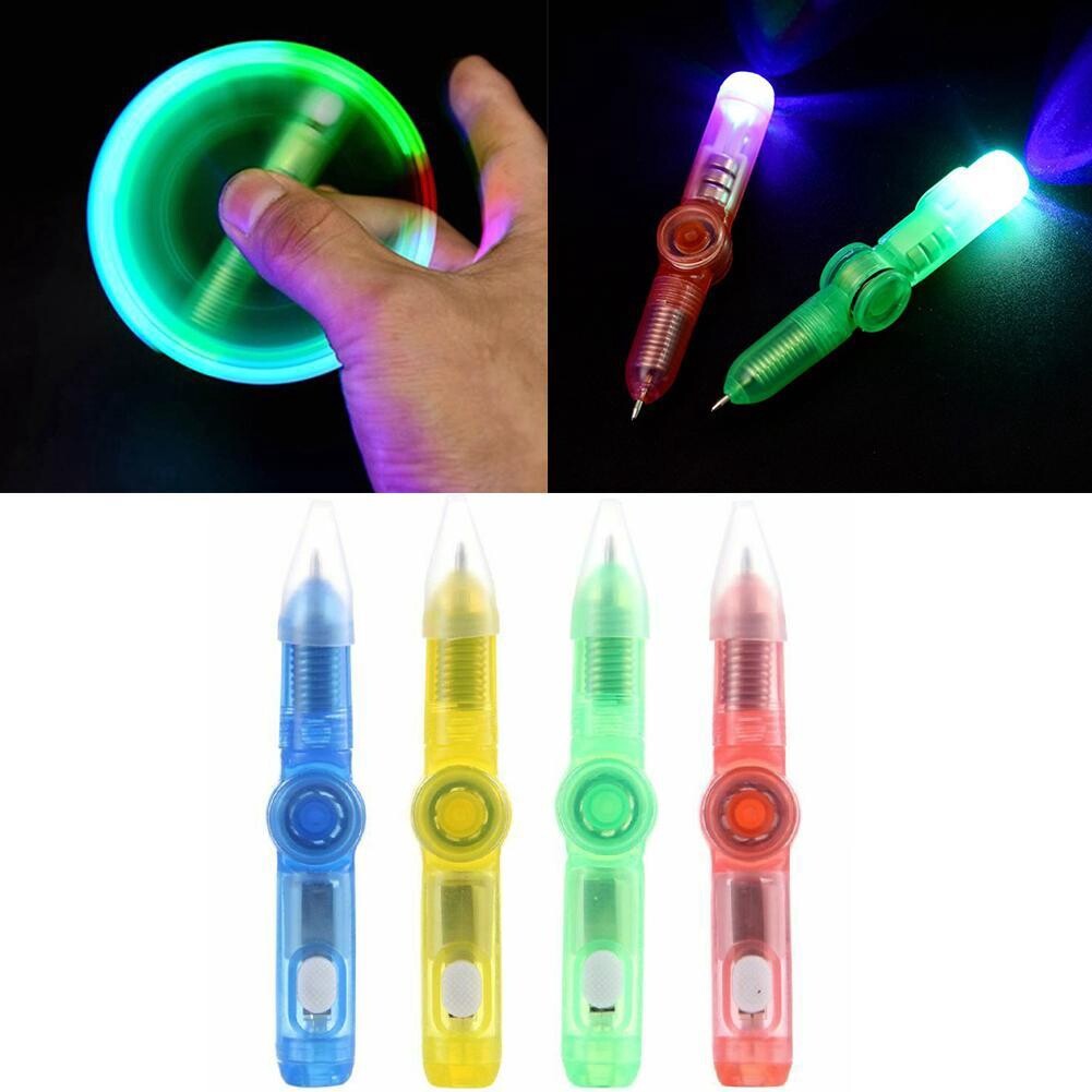 Con quay led fidget pen con quay cầm tay đồ chơi phát sáng bóng tối trong căng thẳng