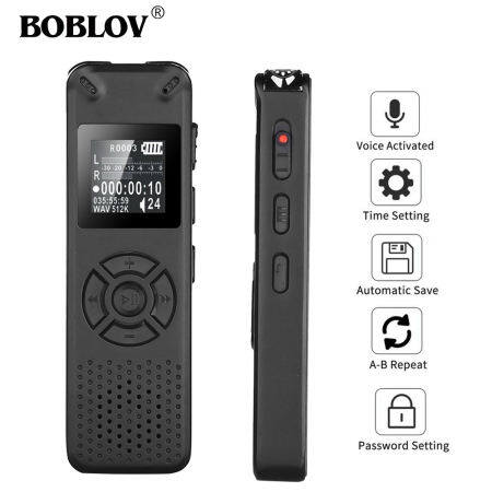 BOBLOV V91 Mini Voice Recorder - Small Spy Audio Recorder