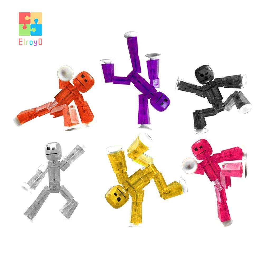 ELROY 8cm Deformable Figures Toy Can Choose Deformation Kids Boys Stikbot