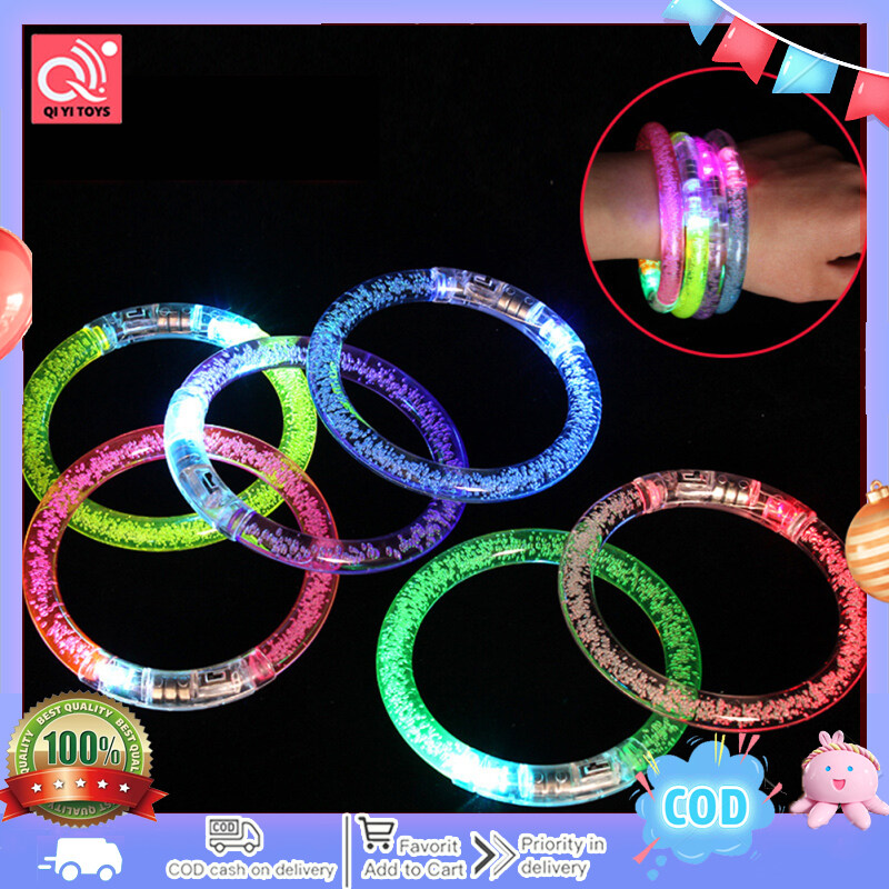 Glow Bracelet Led Bracelet Light Up Party Prop Flash Bangle For Concerts