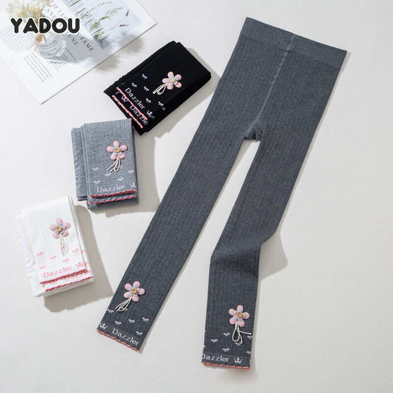Yadou quần legging trẻ em quần ôm bé gái đồ tạo tác dễ phối đồ