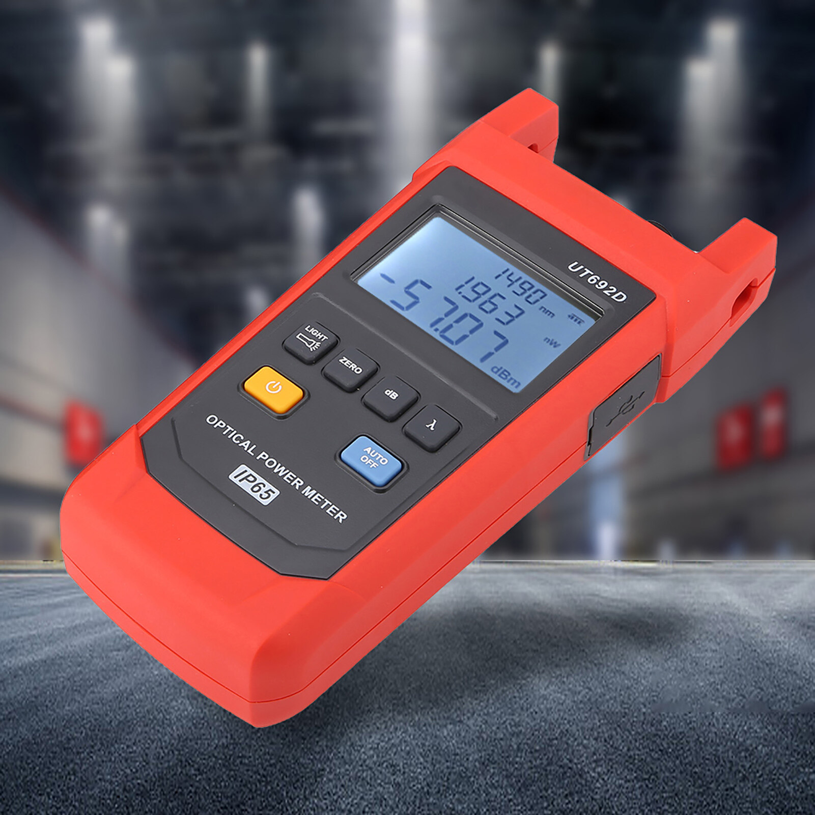 Đồng hồ điện kỹ thuật số máy đo tín hiệu quang đèn nền IP65 của ut692d và ut692g loại công cụ có sẵn để đo đồng hồ điện