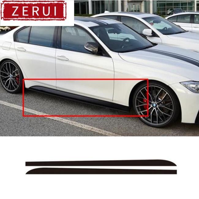 Zr cho 215cm miếng dán sợi carbon gờ bên đề can xe ô tô cho bmw e90 e92 e39 f10 f30 f31