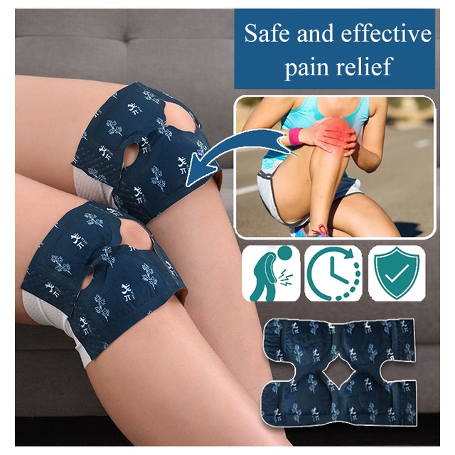 Miếng dán đầu gối tự làm nóng bằng hơi nước ngải cứu miếng dán giảm đau nhức mệt mỏi miếng dán kinh mạch tự làm nóng đầu gối chân miếng dán giảm đau bằng thạch cao